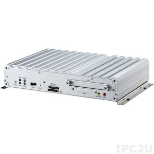 VTC-7100-BK Embedded Server Intel Atom D2550 1.86GHz CPU, 2GB DDR3, VGA, LVDS, 4xUSB, 2xGbit LAN, RS232, RS485/422, 4xDI/4DO, Audio, CFast Slot, 2.5&quot; SATA Drive Bay, 2xMini-PCIe, 9..36V DC-In
