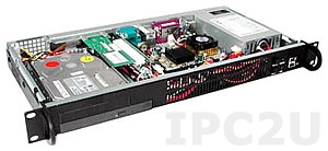 GHI-106B 19&quot; Rackmount 1U Chassis, Mini-ITX, 1x5.25&quot; Slim/1x3.5&quot; HDD Drive Bays, without P/S
