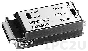 LDM85-PT-025 RS-232/422/423 to Fiber Optic Converter, with Power Supply Unit, ST Connector