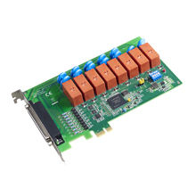 PCIE-1761H-AE 8-ch Relay and 8-ch Isolated Digital Input w/ digital filter and interrupt PCIe Card