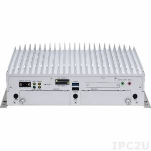 VTC-7210-BK Embedded Server Intel Core i5-4300U 1.9GHz CPU, 2GB DDR3, VGA, DisplayPort, 2xGbit LAN, 2xRS232, RS232/422/485, 2xUSB 3.0, 2xUSB 2.0, 4xDI/4DO, Audio, CFast Slot, 2x2.5&quot; SATA Drive Bay, 4xMini-PCIe, 9..36V DC-In