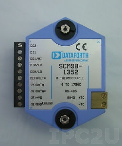 SCM9B-1141 Input Module, Input -10...+10 V, RS-232C, protocol ASCII