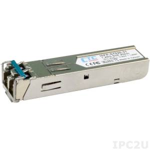 ISFP-S9040-31-D Industrial SFP+ 10GbE 10GBase-ELR, Single-Mode, 40km, 16 dB, 1310nm, DDMI, -10..+70C Operation Temperature