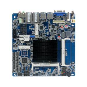 EMX-BYT2-A2R Thin Mini ITX Board, Intel Celeron J1900 SoC, VGA, LVDS, HDMI, 2xGbE, 2xSATAII, 1xRS232/422/485, 5xRS232, 4xUSB3.0, 2xUSB2.0, 2xMini PCI,1xPCIe, Audio, 2x3W Amplifier, S/PDIF, 8-bit GPIO,+12V DC