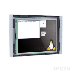 VOX-121-TS 12.1&quot; TFT LCD Panel PC w/ touch screen, Vortex86MX 1GHz CPU Board, 512MB DDR2 RAM, VGA/LCD/LVDS, LAN, 6xCOM, 3xUSB, GPIO, FDD, CompactFlash Socket