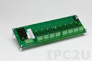 SCM7BP16-DIN 16 Channels Backpanel for SCM7B Modules, DIN Rail Mounting, 50V max