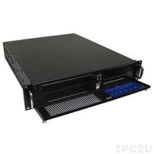 GHI-214V 19&quot; Rackmount 2U Chassis, EATX, 1x5.25&quot;/1x5.25&quot; Slim/1x3.5&quot; FDD/3x3.5&quot; HDD Drive Bays, 7xVertical Expansion Slots, without P/S