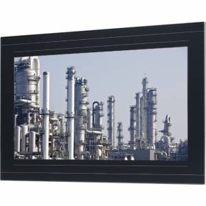 IPPD-2100P-B 21.5&quot; IP66 Heavy Industrial 16:9 WXGA Zero Bezel Flush Touch Monitor, 300 nits, Projected Capacitive Touch, VGA, DVI-D, DisplayPort, 12...+24V DC-In