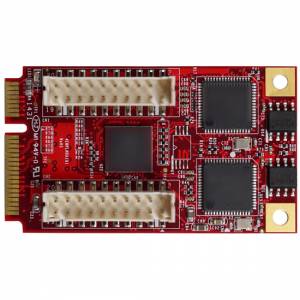 EMPL-G201-W2 Interface cards mPCIe to Dual GbE LAN Module, with bracket, Wide Temperature -40..+85 C
