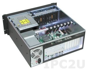 GHI-403ATXR 4U Rackmount chassis with 3x 5.25&quot; & 1x 3.5&quot; bays in a short depth 11.9&quot; form factor.