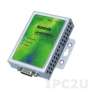 JetNet 3008f-mw Korenix Industrial Ethernet Rail Switch w/ 6x 10/100Base-TX Ports, 2xMulti Mode 100Base-FX Ports, Wide Temperature -40..+75 C
