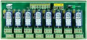 RM-208 8 Channels Power Relay Module for DIN-Rail