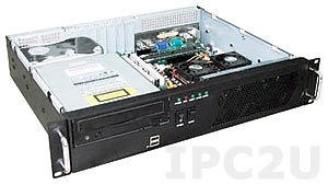 GHI-251 19&quot; Rackmount 2U Chassis, ATX, 1x5.25&quot;/2x3.5&quot; HDD Drive Bays, 7xPCI Vertical Slots, without P/S