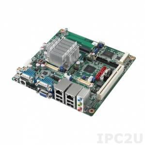 AIMB-214U-S6A2E Intel Atom N2600 1.6GHz Mini-ITX with CRT/HDMI/LVDS, 6COM, and Dual LAN ports