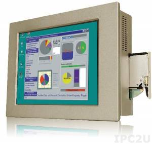 PPC-5170AD-H61-P/R 17&quot; 350 cd/m2 SXGA Panel PC with POS-H61, Pentium Dual Core G6xxT (Above 2.2GHz), TDP 35W, 2GB DDR3 RAM*2, Silver color, PSU ACE-4520C, touch screen