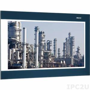 IPPD-1800P 18.5&quot; IP66 Heavy Industrial 16:9 WXGA Zero Bezel Flush Touch Monitor, 400 nits, Projected Capacitive Touch, VGA, DVI-D, DisplayPort, 12...24V DC-In