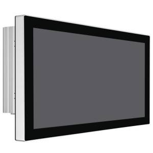 LPC-P185W-2X 18.5&quot; TFT LCD Fanless Panel PC P-cap 2X Series, 1920x1080, 400 cd/m2, IP65/66 Front, PCAP touch, Variants with i3/i5/i7 6th/7th Gen. CPU, max. 16GB RAM, 4xUSB, 2xLAN, 4xCOM, DP/HDMI, 9-36 VDC-in with power adapter, -30..+70 temp., IEC-60945 Certified