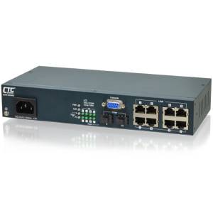 GSW-3208M2 Managed Gigabit L2 Ethernet Switch with 8x 1000 Base-T Ports, 2x 100/1000 SFP Ports, 100-240VAC or 18-60VDC Input Power, 0...50C Operating Temperature