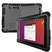 M101BU 10.1&quot; Rugged LED Tablet PC with PCT Touch, Intel Bay Trail-M Quad-Core 1.8GHz CPU, 4GB DDR3L-1600, 64GB mSATA SSD, 1xUSB 3.0, Wi-Fi, Bluetooth, GPS, Audio, cameras 5MP/2MP, Ubuntu 16.04