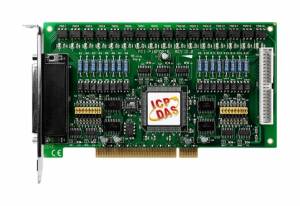 PCI-P16POR16U Universal PCI Isolated 16DI, 16DO Board, Adapter CA-4037x1, Cable Socket CA-4002x2