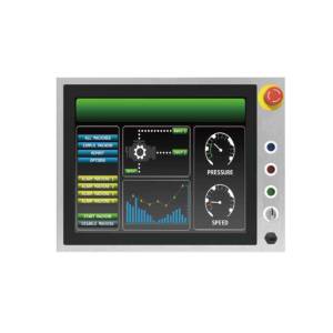 R15L100-SPC3-B Industrial Stainless 15&quot; LCD Display, Full IP65, 250 cd/m2, 1024x768, PCAP Touch Screen, M12 connectors (1xVGA, 1xHDMI, 2xUSB, 1x COM, 12V DC-In (M12 Connector)