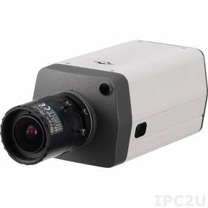 NCb-211 Network Camera 2MP@30fps, 1080@30fps, H.264/ M-JPEG, F1.3 (Lens is not included), DWDR, Micro SD slot, PoE+, 0...60 C, 12VDC/24VAC/PoE 48V max