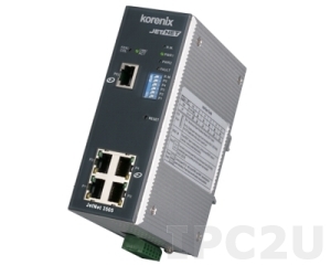 JetNet-3505 Korenix Industrial Redundant Ethernet Switch with 5x10/100Base-TX Ports