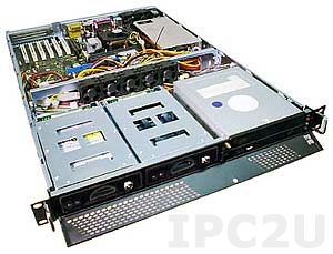 GHI-113A-SATA 19&quot; Rackmount 1U Chassis, EATX, 1x5.25&quot;/1x3.5&quot; FDD/1x3.5&quot; Hot Swap SATA HDD Drive Bays, without P/S