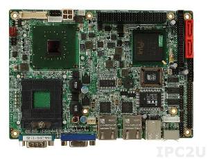NANO-9452 EPIC Embedded Intel Core Duo/Core Solo Socket-M CPU Board with VGA, 2xGb LAN, 2xSATAII, CF Socket, Audio, PCI-104 Expansion Slot
