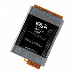 PET-7259 Ethernet I/O Module with 2-port Ethernet Switch, with 8-channel AC/DC Digital Input, PoE