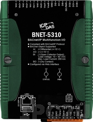 BNET-5310 Multi-function BACnet/IP module with 4 AI, 2 AO, 3 DI, and 3 DO