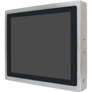 ViTAM-615R 15&quot; IP66/IP69K Stainless Steel Panel PC, 5 wire resistive touch window, Freescale i.MX6 Dual Lite ARM Cortex A9, 1GB DDR3 RAM,4GB eMMC, M12 USB2.0, M12 COM, M12 LAN, 9-36V DC-in, -20 +60C Operating Temperature