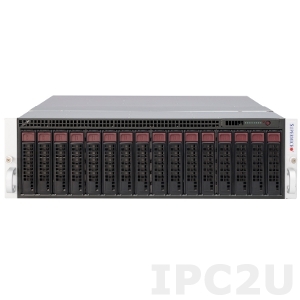 iROBO-SR304-R 3U Rackmount Server, 1x Intel CPU Skt. 1155, max. 32GB DDR3 ECC RAM, max. 2x 3.5&quot; SAS/SATA HDD Hotswap, 2x GigaLan, IPMI 2.0 /per Node , 1620W redundant PSU Platinum