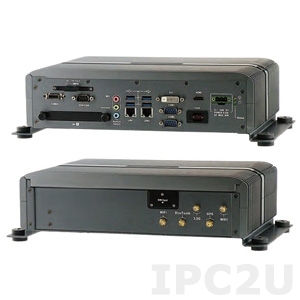AIV-HM76V0FLI53 Embedded Server Intel Core i5-3610E 2.7GHz CPU, 2GB DDR3, HDMI, DVI-D, Video-out (combo with USB, Audio, Power), 4x USB, 2xGbit LAN, RS232, RS232/422/485, 4xDI/4DO, Audio, 2x2.5&quot; SATA Drive Bays, 2xMini-PCIe, 9..32V DC-In