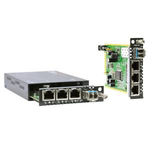 FRM220A-FSW103 Managed Fast Ethernet Switch with 3x 100Base-TX and 1x 100Base-FX SFP Port, 12VDC Input Power, 0..50C Operating Temperature