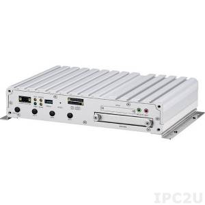 VTC-6210-BK Embedded Server Intel Atom E3845 1.91GHz, 2GB DDR3L 1600 SO-DIMM RAM, w/VGA/DP, 2xGb LAN, 3xCOM, 1xUSB 3.0, 2xUSB 2.0, GPIO, Audio, GPS, 1x2.5&quot; Drive Bay, CFast, 4xMini-PCIe, 9...36V DC input