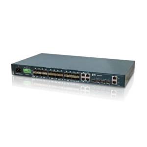 MSW-4428X-AA Managed Gigabit L2 Carrier Ethernet Switch with 24xSFP GbE Ports, 4xGbE Base-T RJ45, 4x 10G SFP+ Ports, Dual 100-240V AC Input Power, -10...+60C Operating Temperature