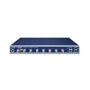 LRP-822CS Long Reach PoE over Coaxial Managed Switch with 8 BNC Ports, 2x10/100/1000 BASE-T Ports, 2x100/1000 BASE-X SFP Ports, 100..240V AC, 0..50C Operating Temperature