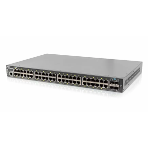 IGS-4804SM Industrial Managed Gigabit Ethernet Switch, 48-Port 10/100/1000Base-T, 4-Port 1000 Base-X SFP, 1xCOM, 18..60 VDC, -40..70C Operating Temperature
