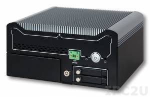 WEBS-3583-4330TE Embedded Fanless Rugged Server with Intel Core i3-4330TE 2.4GHz, Q87 chipset, VGA/DP/HDMI, 2xGb LAN, 6xCOM, 4x USB 3.0, 4x USB2.0, 2x2.5&quot; SATA Drive Bays, mSATA, Mini-PCIe, 2xPCIe x1, Audio, 120W Power Adapter