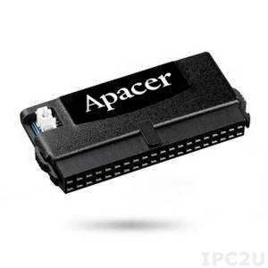 AP-FM008GED0S5S-QTW1H APACER Disk on module, IDE 40pin, 8Gb, SLC, vertical, housing, 20pin unblocked, operating temperature -40..85C