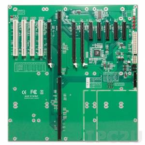 PBPE-13A4 Industrial Backplane 13-slot with PCIe x16(1), PCIe x16(2, x1 signal), PCIe x4(5, x1 signal), PCI(4)