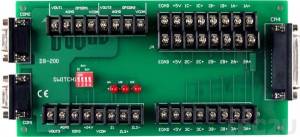 DB-200 Encoder Interface Daughter Board for Servo-300, 25-pin D-Sub Connector and Two 9-pin D-Sub Connector