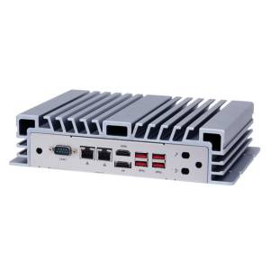 BPC-3080-1A1 Fanless Embedded Server, Intel Core i5-8265U 1.6GHz CPU, up to 32GB DDR4, 2xHDMI, 2x Gbit LAN, 6x USB, 3x RS-232, 1x RS-232/422/485, 1 x Mini-PCIe, 1 M.2 2230 E-Key (WiFi/BT), Line-Out, Mic-In, 12..24V DC-In