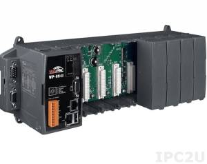 WP-8841-EN PC-compatible PXA270 520MHz Industrial Controller, 96Mb Flash, 128Mb RAM, 2xRS-232, 1xRS-485, 1xRS-232/485, 2xEthernet, Win CE 5.0, with 8 Expansion Slots