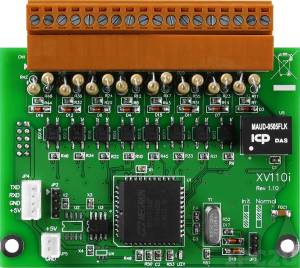 XV110 16-channel Isolated Dry and Wet Contact Digital Input Module With 16-bit Counters (RoHS) only for VPD-132 / VPD-132N / VPD-133 / VPD-133N