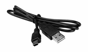 CA-USB10 USB 2.0 A-Male to Mini-5P B-Male Cable, 1m, PVC, 5V
