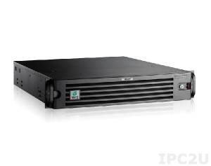 NViS-6220 2U Rackmount Video Intelligent Surveillance, Supports Intel LGA1155 Core i7/i5/i3 Processors, up to 16GB DDR3 RAM, DualDisplay VGA/DVI-D/HDMI, 8x3.5&quot; FDD, 2xGB LAN, 6xUSB 2.0, 1xPCIe x16, 1xMiniPCIe, Audio