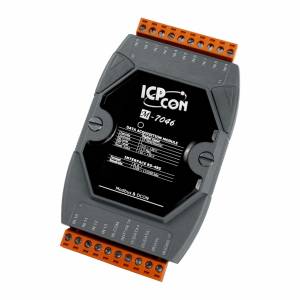 M-7046 15-channel Isolated Digital Input Module using the DCON or Modbus Protocol (Gray Cover) (RoHS)