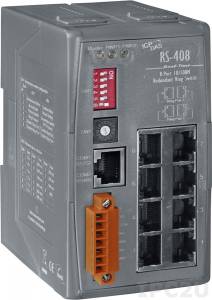 RS-408 Industrial Redundant Ring Switch with 8 10/100 Base-TX Ports